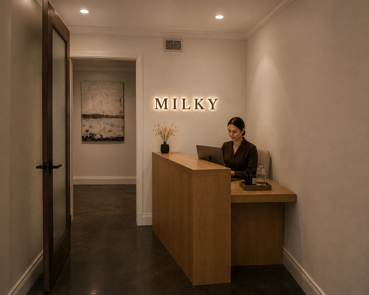 Milky studio render two